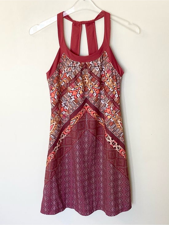 Prana Dresses & Skirts - Prana Cantine Geometric and Ikat Print Activewear Dress - Raisin - S